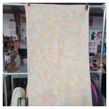 Hand made patchwork baby quilt approx 48in x 30in