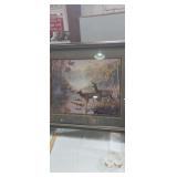 Framed Mist On The River wood print by Wilhelm