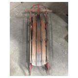 Western clipper 56x22" Wooden Snow Ice Sled