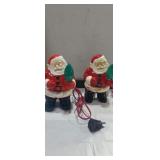 7.5in Royal Roylite hard plastic electric Santa
