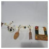 Ucagco oil&vinegar and utensils holder with 2