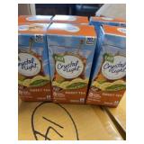 Six boxes of crystal light, sweet tea packets