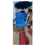 2 mac sports chairs with covers