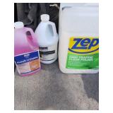 3 Large Jugs Of Floor Cleaner,Etc