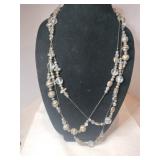 Daddy Reid multi strand beaded necklace
