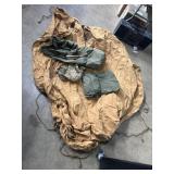 Boy Scouts tent in duffle pack