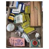 Old Knick knacks, single cigar boxes, advertising