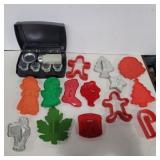 Cookie cutters and travel shot set