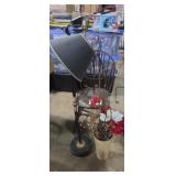 5ft floor lamp,  dool dress stand , tell city
