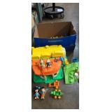 1986 Fishers price Flintstones Play set with
