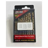 13 pc Titanium drill bits