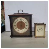 Elgin mantle clock and Montreux clock