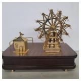 Ferris wheel music box 7.5in tall and 9in wid