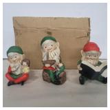 3 homco elves tallest elf 4.5in