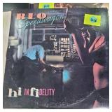REO Speedwagon high infidelity vinyl record LP