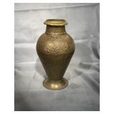 Decorative brass vase 15-16'