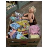 toys and dolls, etc.