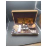 A Nice Case Full Jewelry,Coins,More,,Donald Trump