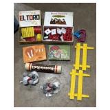 Various games and toys