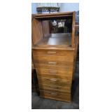Broyhill Roll Top Chest with Drawers 6 drawer
