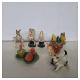 Salt and pepper sets and singles