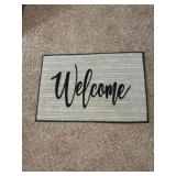 18 in x 27 in Welcome door mat