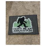 18 in x 27 in Sasquatch door mat