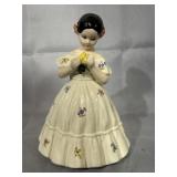 10' porcelain lady figurine