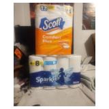 12 Pk Scott Toilet Tissue 4 Double Rolls of