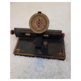 Old steel typewriter works