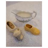 2 planters and 1 England  gravy boat