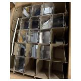 Empty trading card storage containers