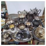 Assorted silverplate