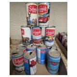 Schmidt Beer cans