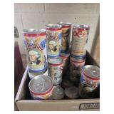 Lucky Lager Beer cans