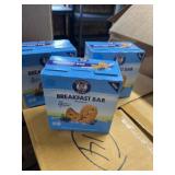 Three boxes of goodie, girl, blueberry breakfast