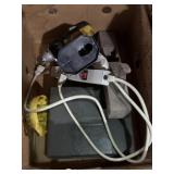 Power strips, wood plane, sockets, and other