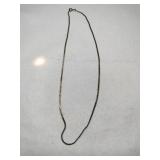 Silver necklace marked 925.   .175oz
