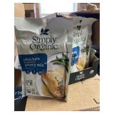 12 packets of simply organic chicken, flavored