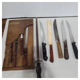 Assorted knives forgecraft, Robinson and more