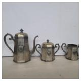 Sheffield silverplate coffee set