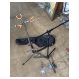 Triple guitar stand, microphone boom stand, &