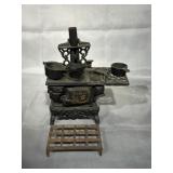 Crescent cast iron salesman's sample stove