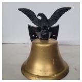 Metal eagle bell 7in tall bells 6in diameter