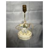 12' porcelain figurine table lamp