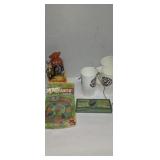 Motorized pez dispensers , domino's mugs and