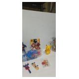 Lego pickachu,  xgames tech deck, taco bell