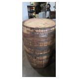 Jack daniels distillery, wooden fifty gallon,