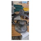 Modern Cast iron dinner bell 11in bottom