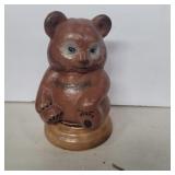 Bear cermanic bank 9in